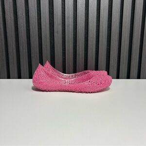 Mini Melissa campana pink flats sandals